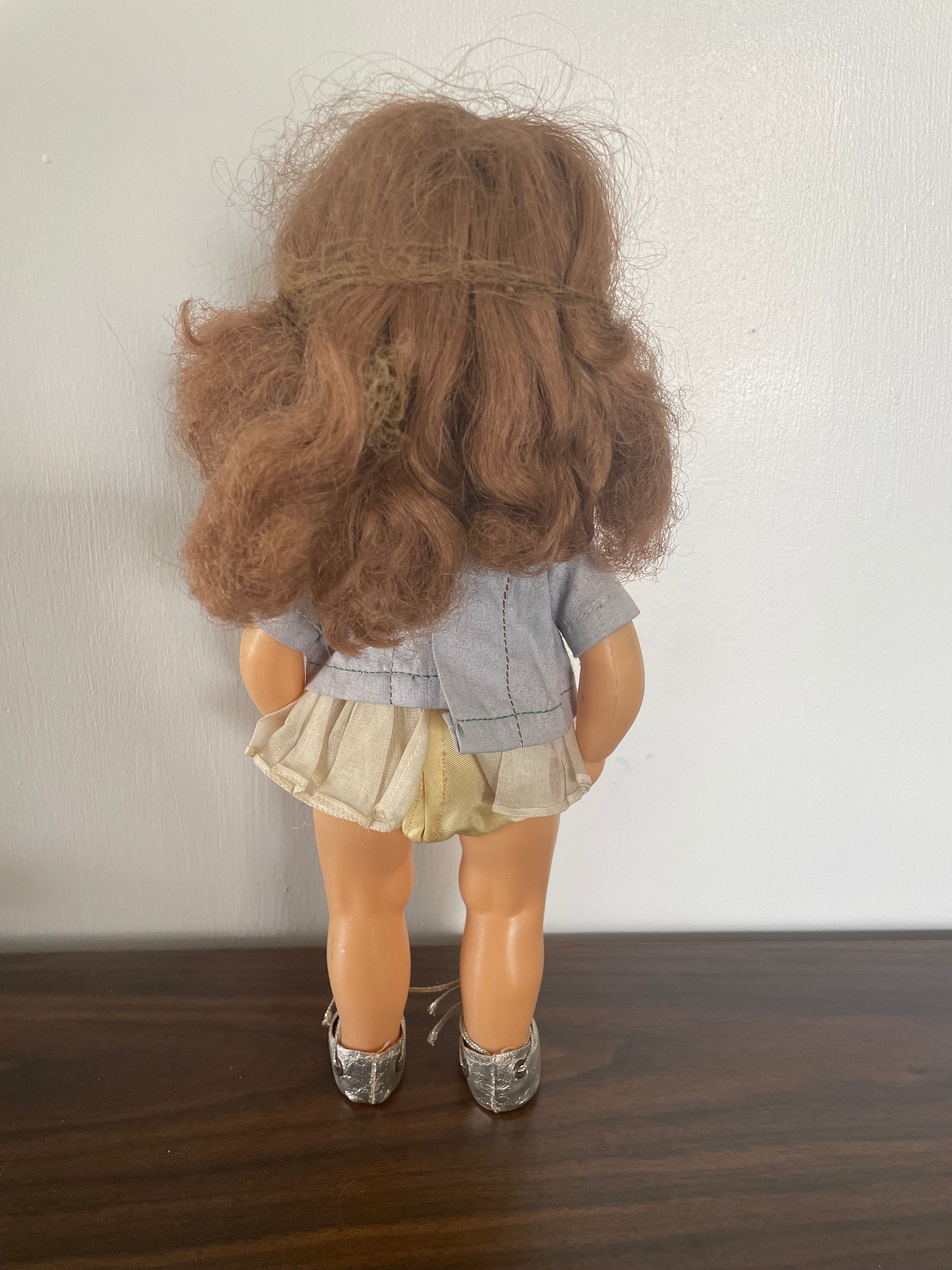 Vintage 1950's Plastic Mini Terri Lee Doll with Original Clothes and Shoes