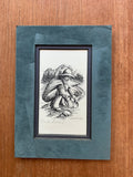 Beautiful Freda Ballard The Pan Handler Print dated 1996