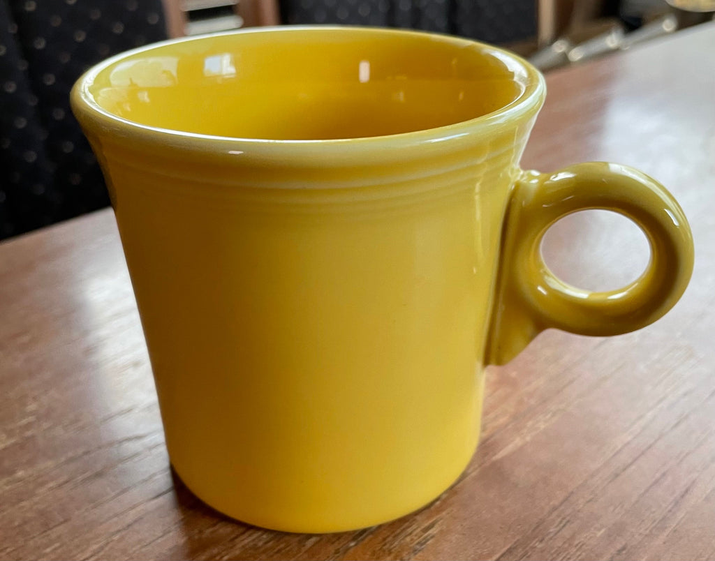 Retired Fiesta Yellow Coffee Cup