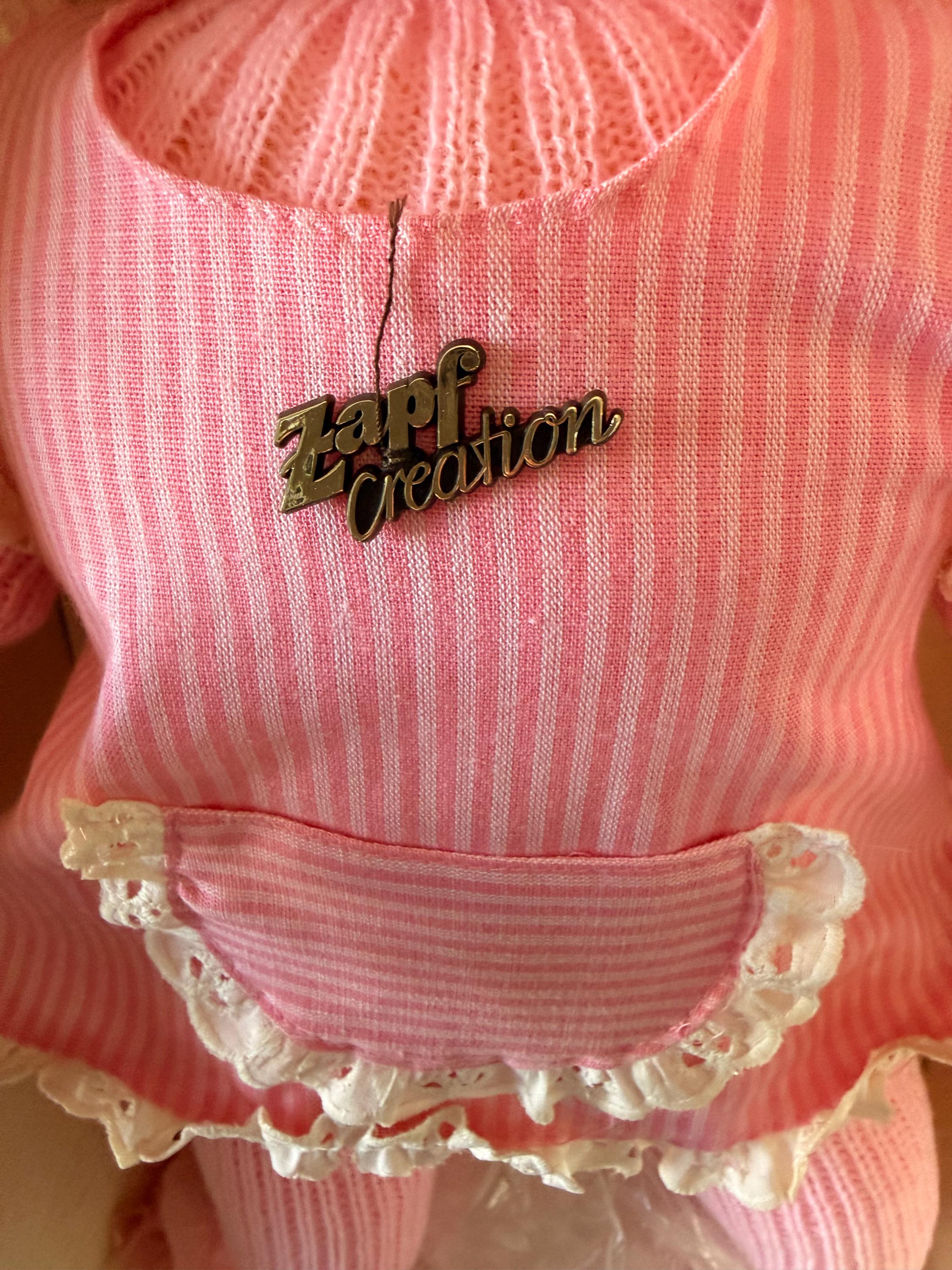 Estate Find Vintage 1970's Zapf Creation 18" Baby Doll "Little Cloud" in Box