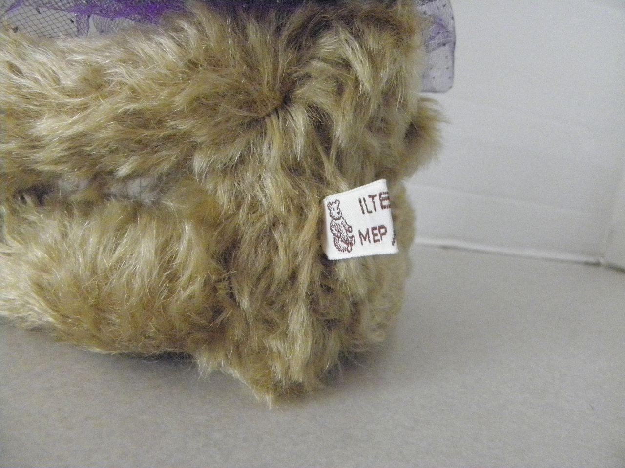 8" Jointed Artist Designed Fuzzy Golden Jester with Long Mohair Teddy Bear