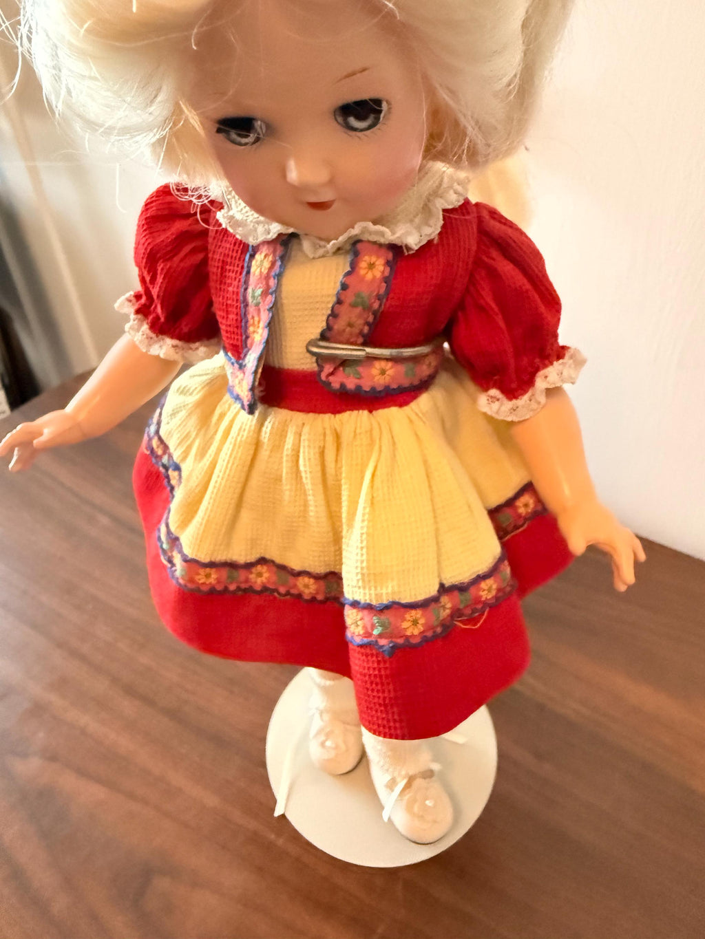 Estate Find Beautiful Vintage Ideal Toni P-90 14" Blonde Original Dress with Tag