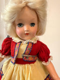 Estate Find Beautiful Vintage Ideal Toni P-90 14" Blonde Original Dress with Tag