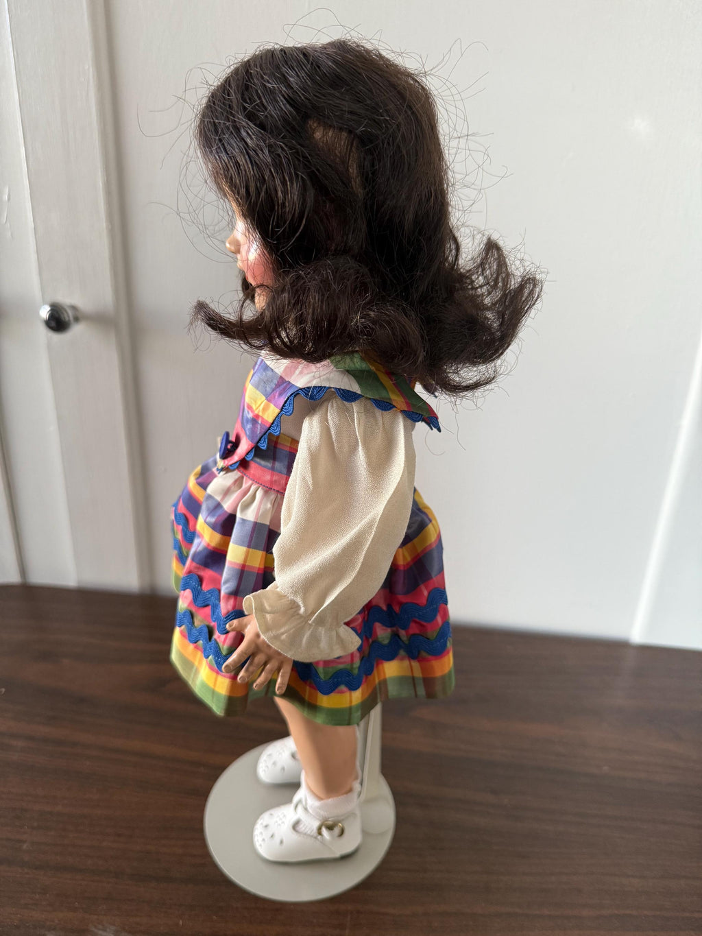 Estate Find Beautiful Vintage Ideal Toni P-91 15" Brunette with Handmade Dress