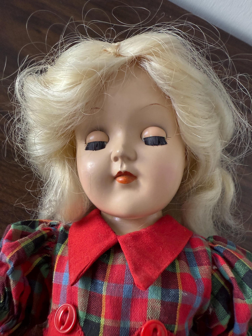 Estate Find Beautiful Vintage Ideal Toni P-91 15" Blonde Original Dress