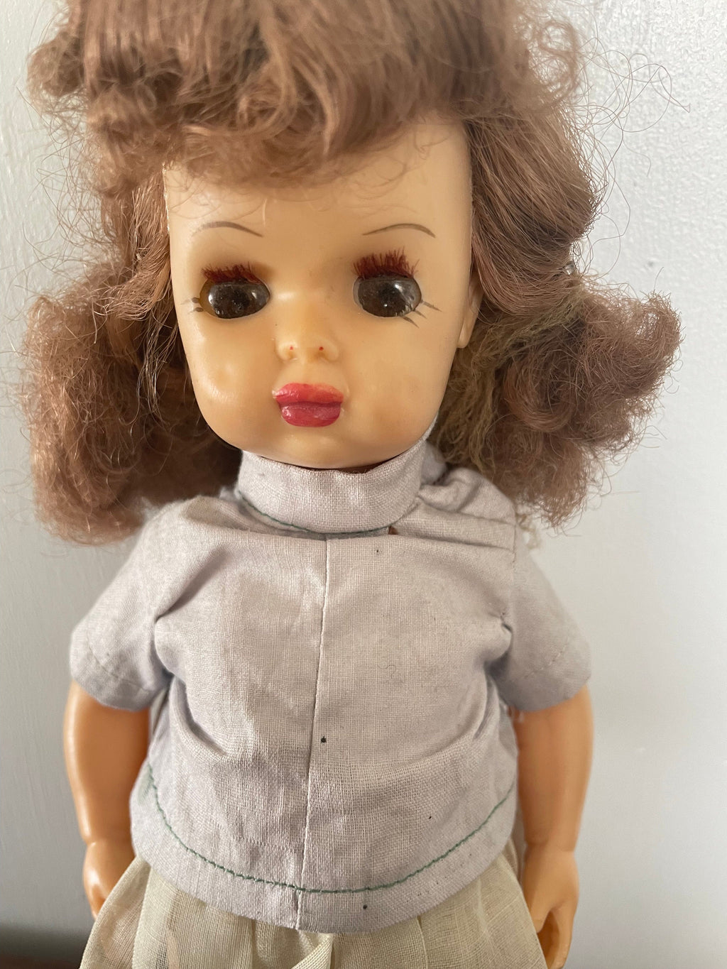 Vintage 1950's Plastic Mini Terri Lee Doll with Original Clothes and Shoes