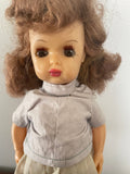 Vintage 1950's Plastic Mini Terri Lee Doll with Original Clothes and Shoes