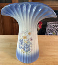 Beautiful and Unique Large Signed McCoy Vase with Flower Design