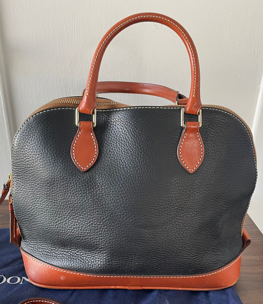 Vintage Genuine Leather Dooney and Bourke Purse Shoulder Bag Crossbody Duck Dust Cover