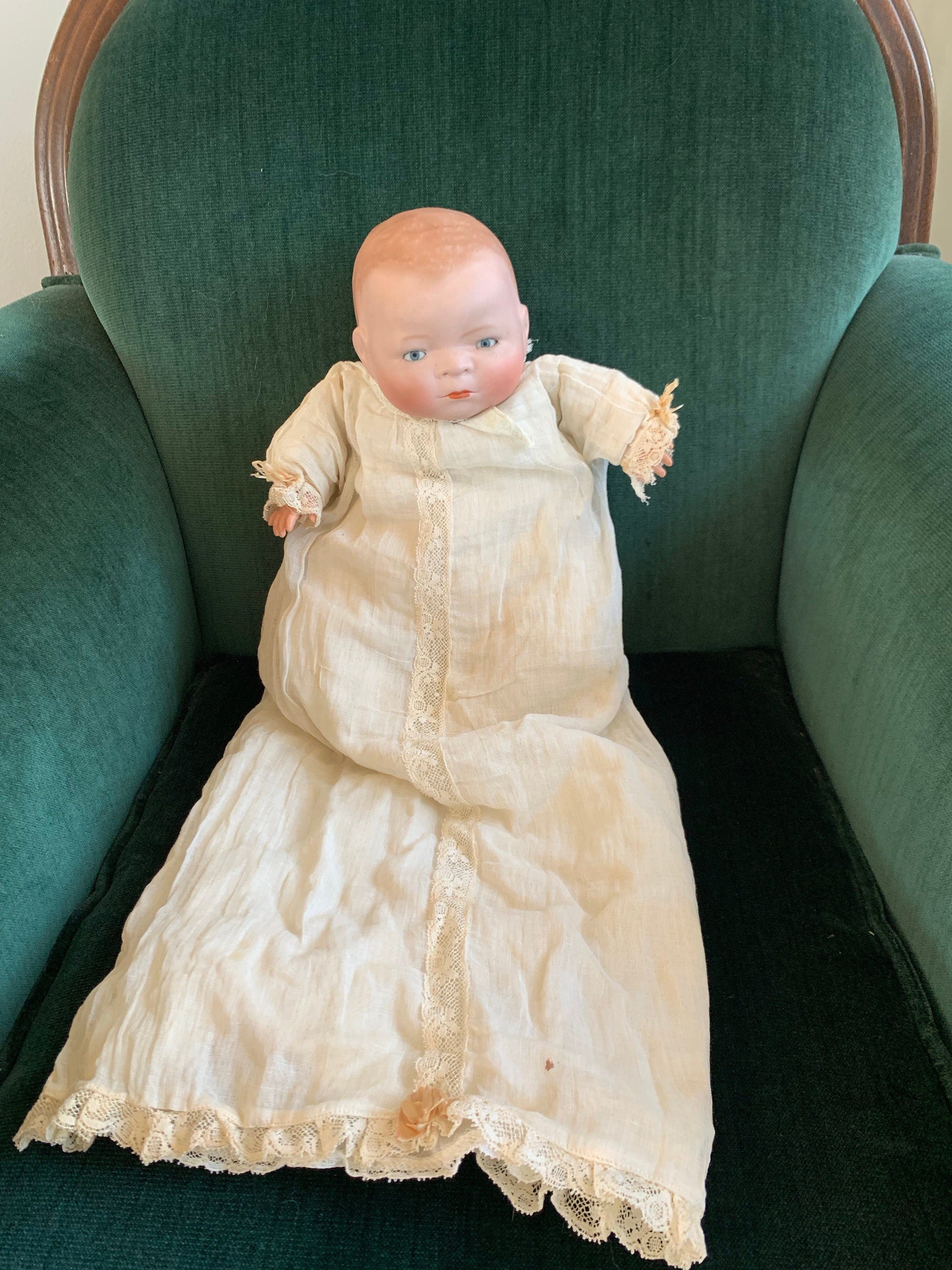 Antique 14" Original Grace Putnam Bye-Lo Baby with Frog Hands