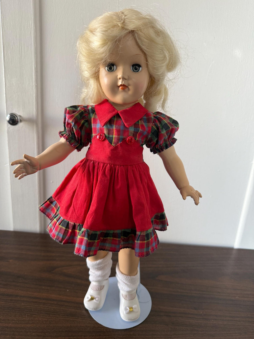Estate Find Beautiful Vintage Ideal Toni P-91 15" Blonde Original Dress
