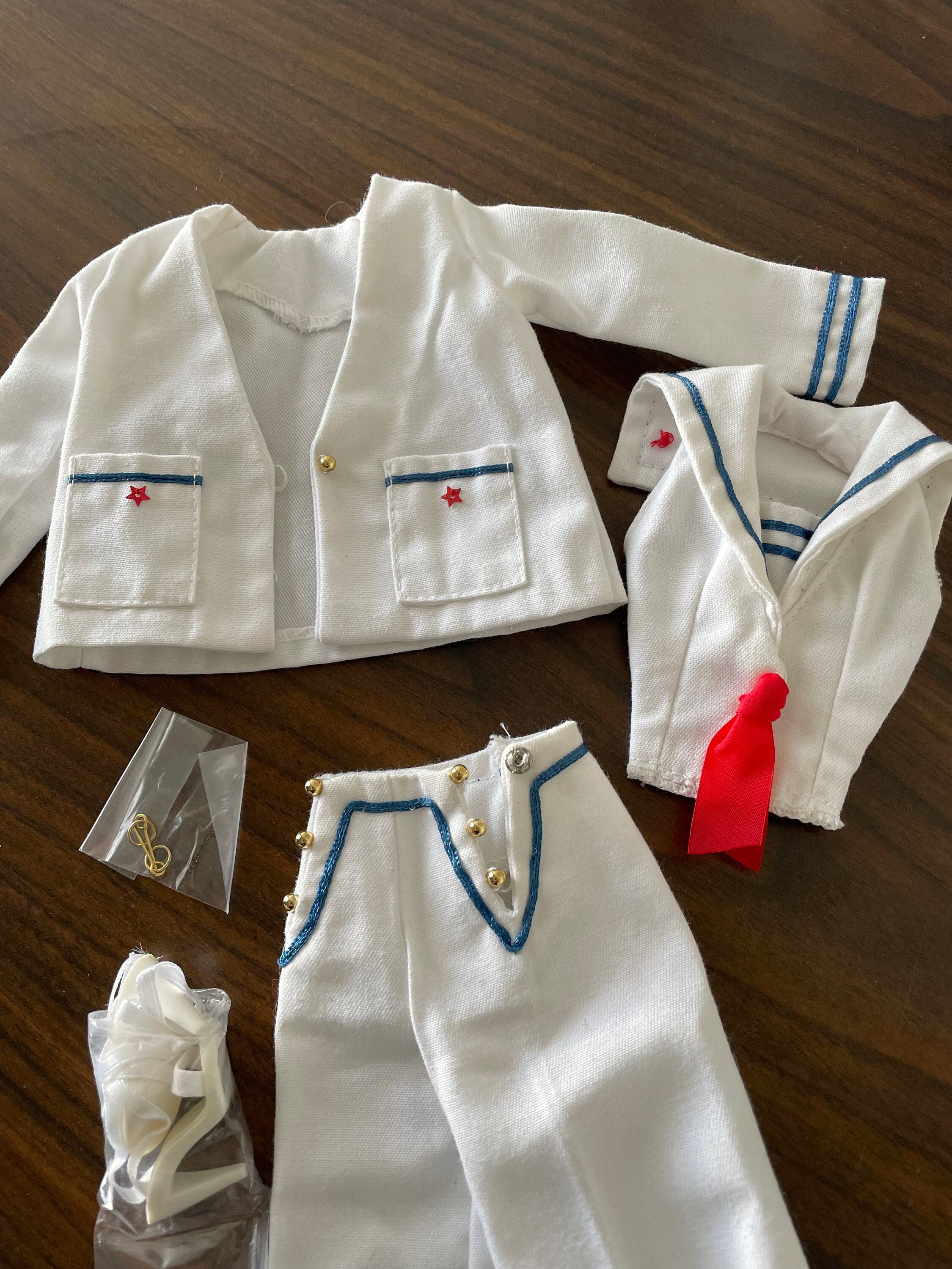 Ashton Drake Gene Doll "Sea Spree"  Sailor Outfit with Shoes and Earrings