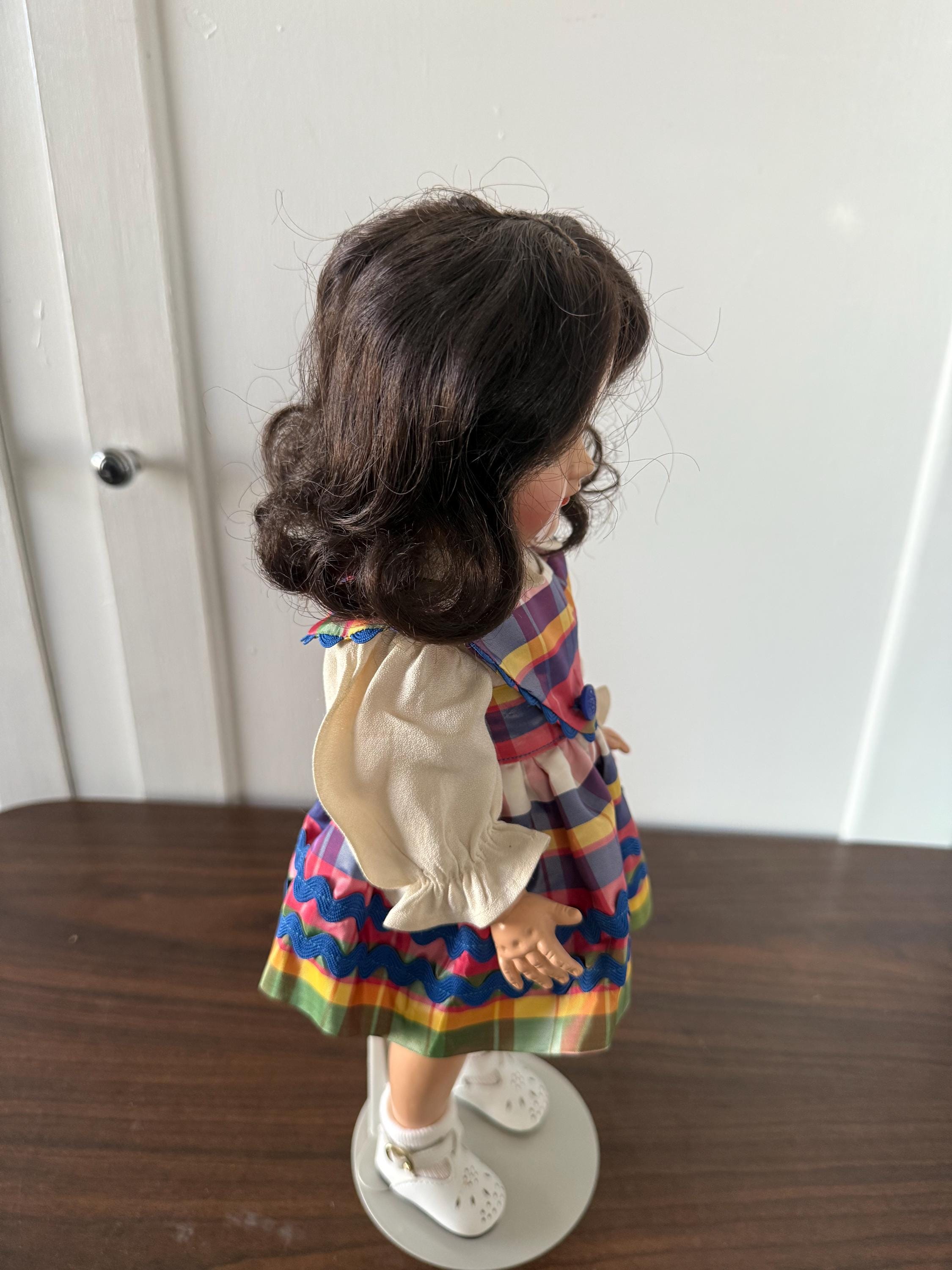 Estate Find Beautiful Vintage Ideal Toni P-91 15" Brunette with Handmade Dress
