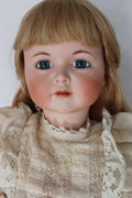 Beautiful 25" Artist Signed Lynda  Alan Marx 1984 K & R Simon Halbig Porcelain Repro Doll
