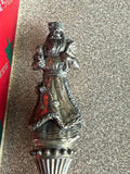 Vintage Christmas Reed and Barton Silver Plate 1997 Santa Spoon in Original Box