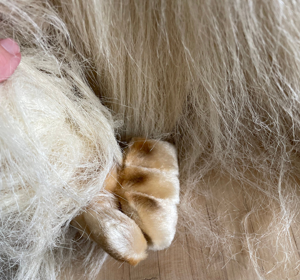 Large Vintage Kamar International Long Blonde Mohair Gorilla