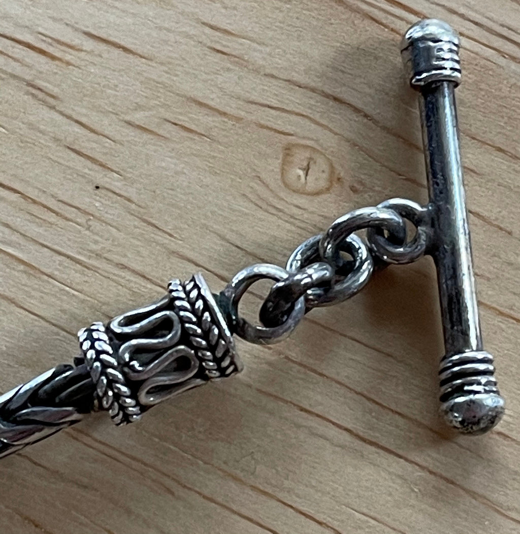Beautiful Unique Heavy Sterling Silver Chain Necklace