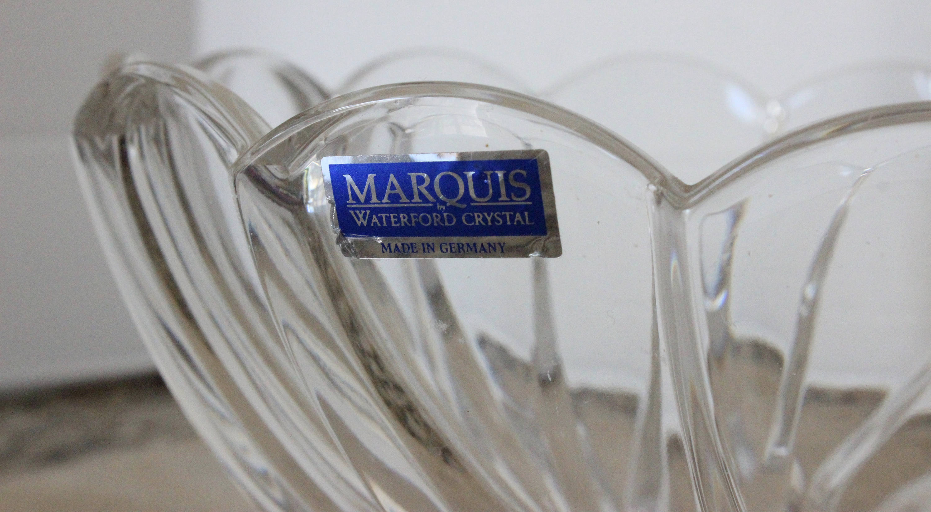 Beautiful Authentic Waterford Crystal Marquis "Wild flower" Bowl