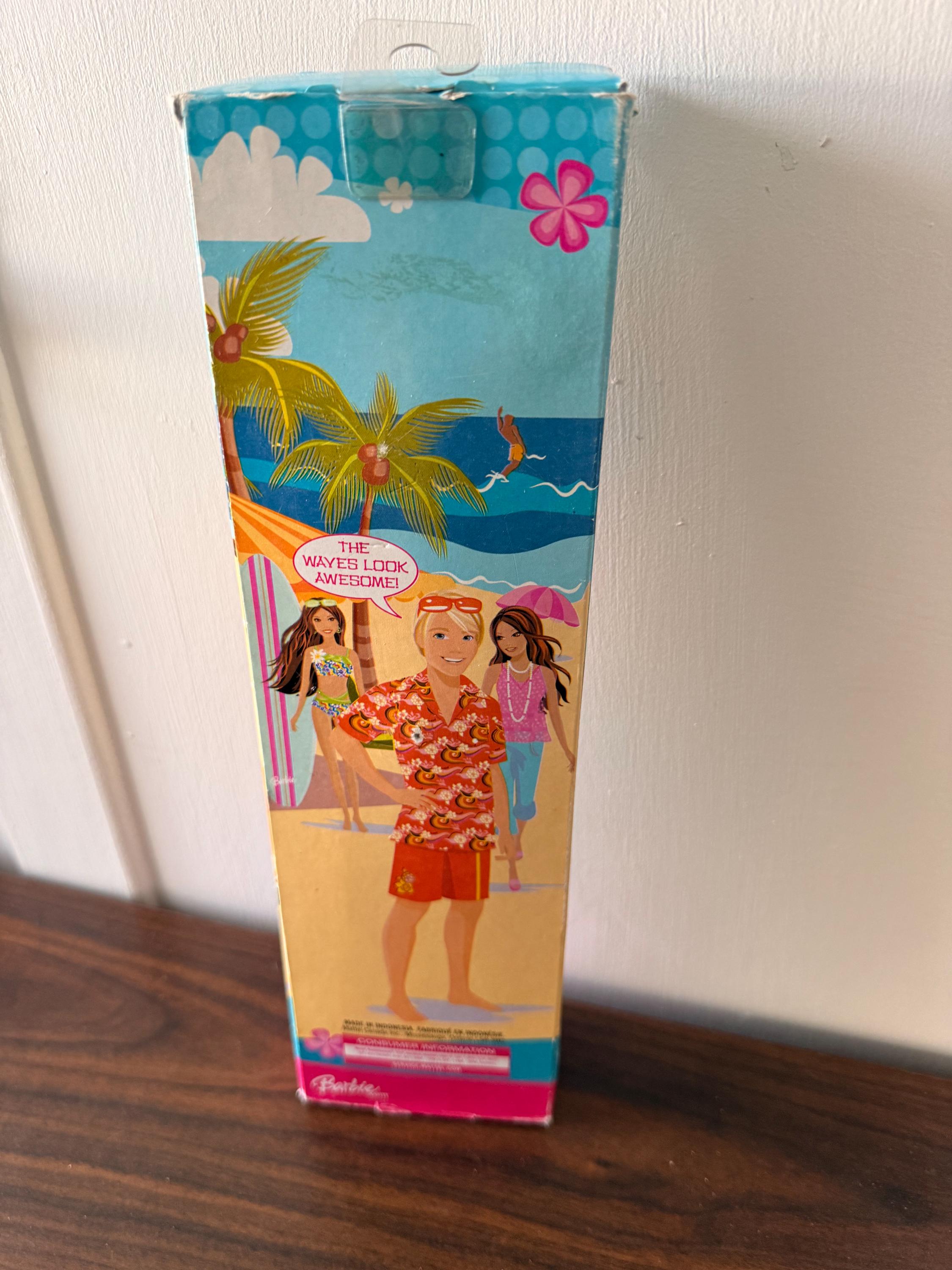 Mattel Ken Barbie Doll Surfs Up Beach Ken Doll
