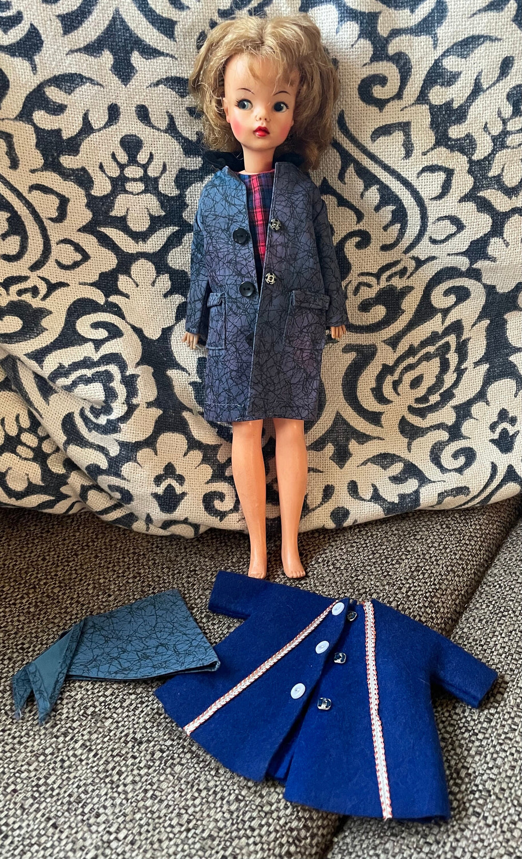 Vintage 1960 Ideal Tammy Doll With 2 Outfits