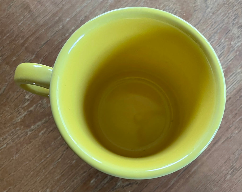 Retired Fiesta Yellow Coffee Cup