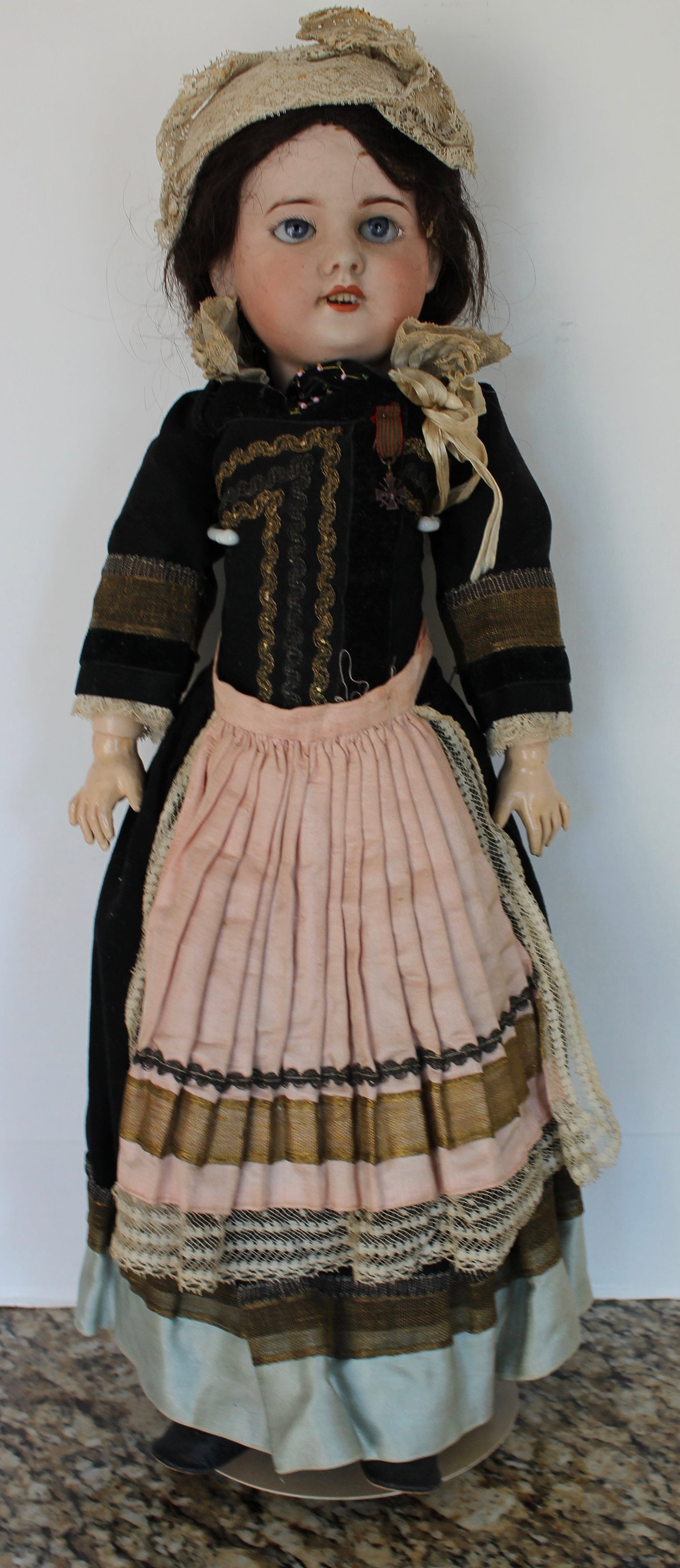 Rare Antique SFBJ French Doll in Original Clothes