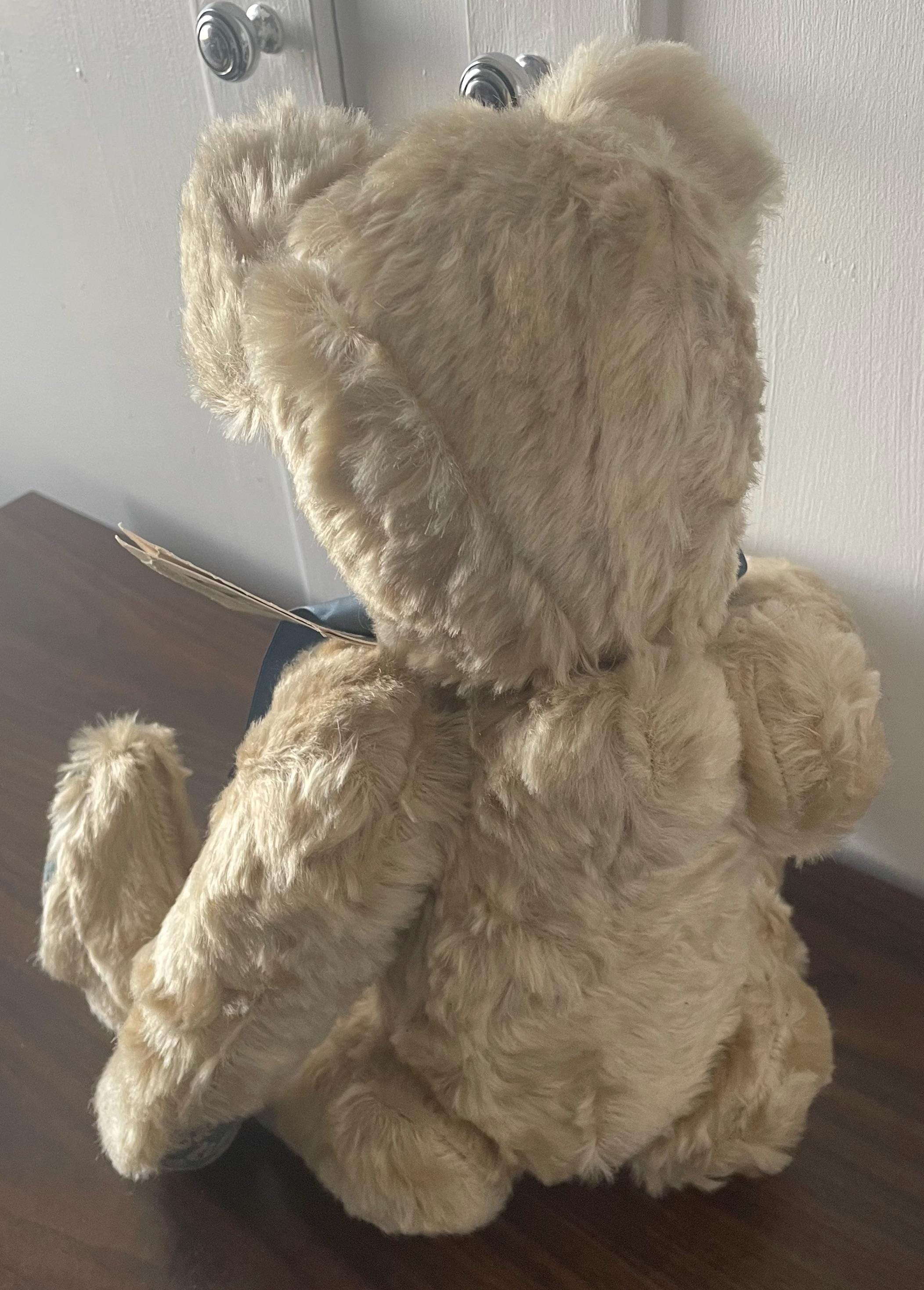 Vintage Blonde Mohair Teddy Bear Handmade in England The English Teddy Bear Company
