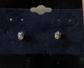 Petite Delicate 2mm Genuine Diamond 14k Gold Post Earrings