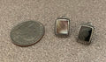 Beautiful Artist Signed PB Sterling Silver Abalone Post Earrings