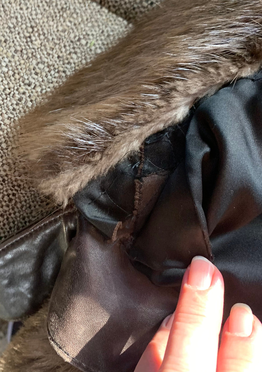 Stunning Vintage  Unique Custom Beaver Fur Jacket Coat