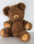 Large 21" Vintage 60's Fuzzy German Mohair Teddy Bear with Sound Box