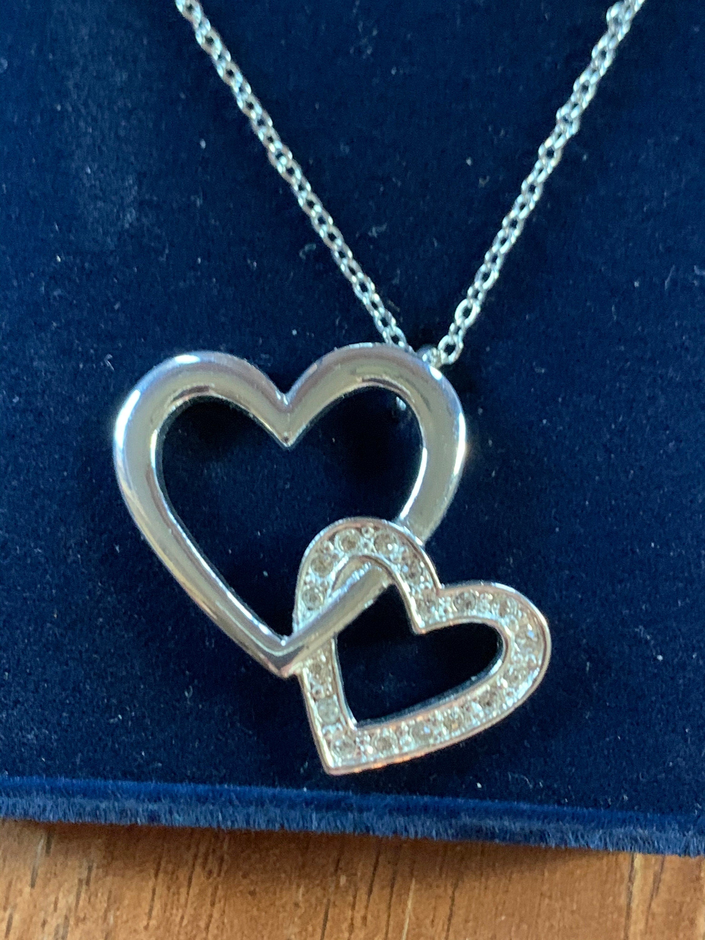 Montana Silversmiths Double Heart Necklace