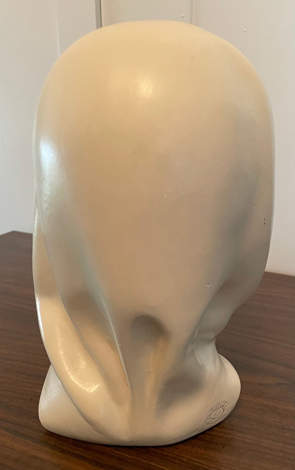 Large Beautiful Marwal Chalkware Polynesian Lady with Head Scarf