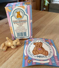 Enesco Centimental Teddy Robinson Bear Lying Down Figurine #116831
