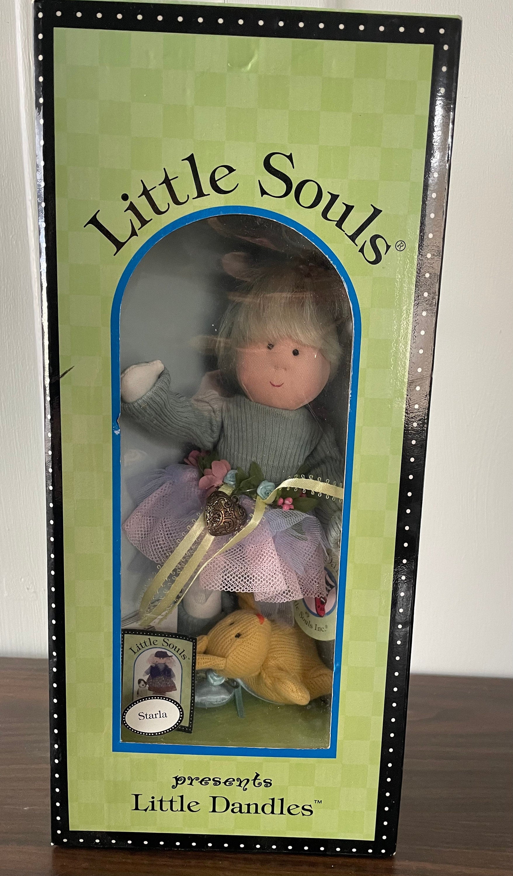 Hard to Find Gretchen Wilson Creations Little Souls Little Dandles Starla Handmade Ballerina Sock Doll