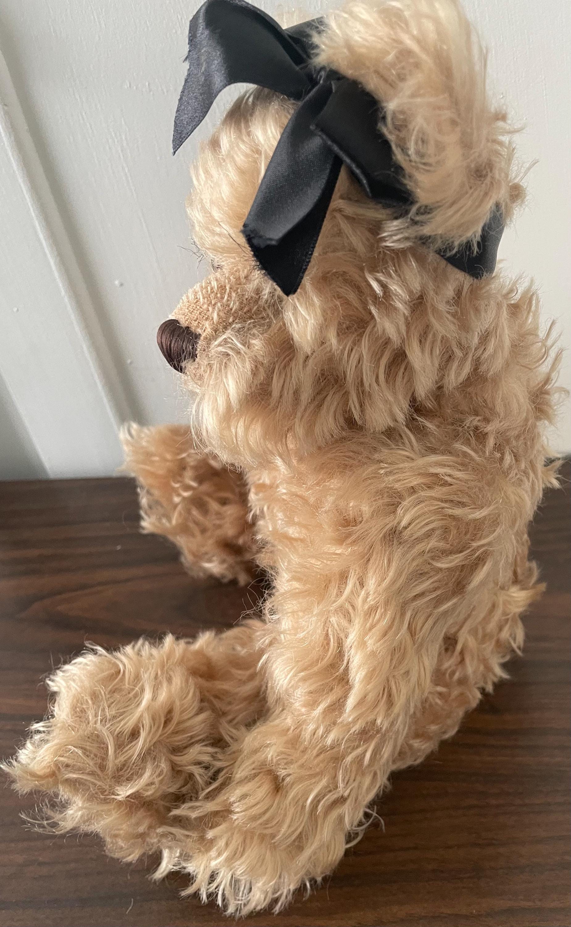 Long Golden Mohair Teddy Bear "Emma Claire" Exclusively Yours Julia Rueger