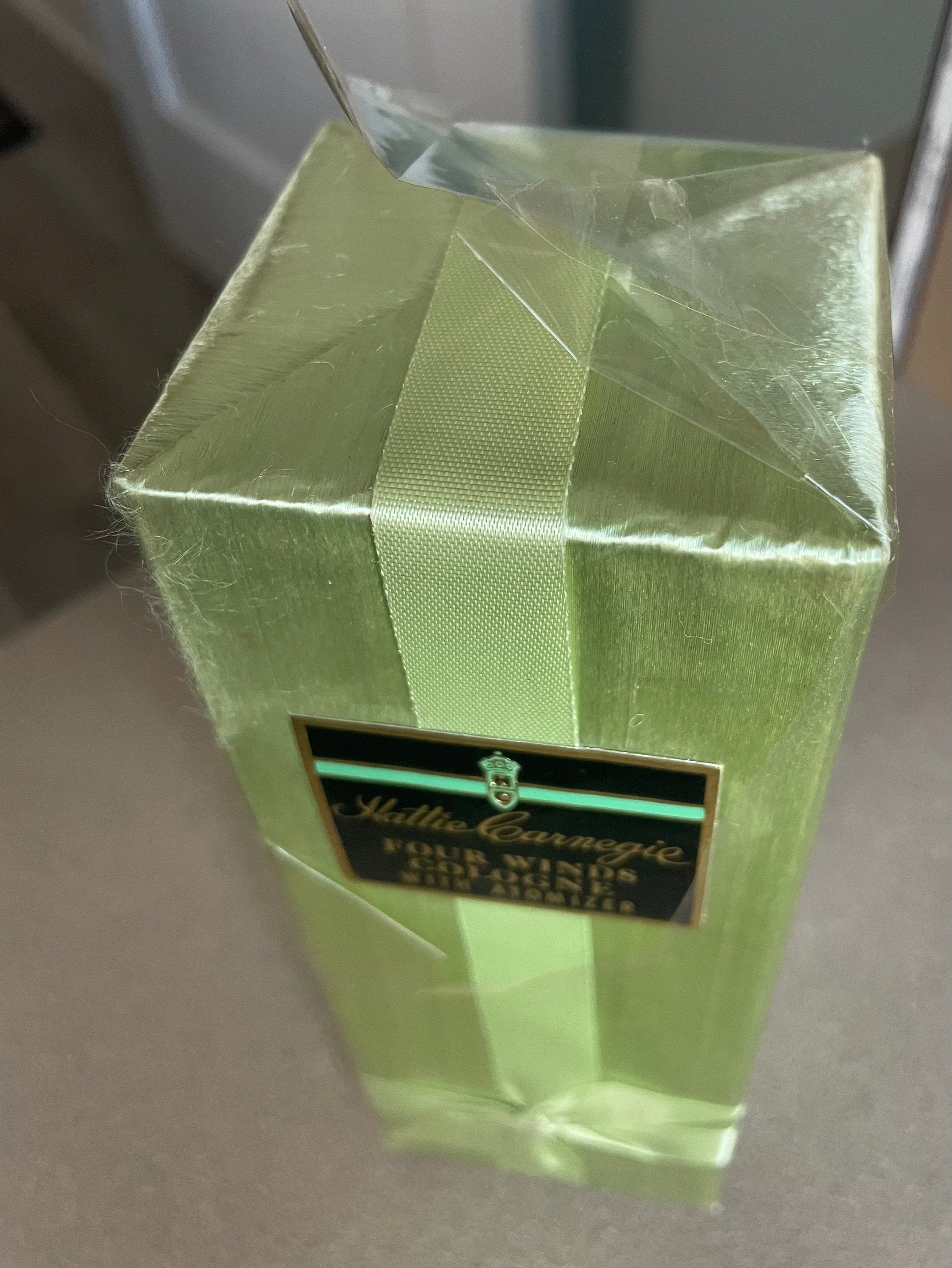 Hard to Find Hattie Carnegie Four Winds Cologne with Atomizer Huge Bottle 6 Fl oz