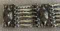 Estate Taxco Signed Mexican Ornate Sterling Silver Bracelet