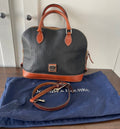 Vintage Genuine Leather Dooney and Bourke Purse Shoulder Bag Crossbody Duck Dust Cover