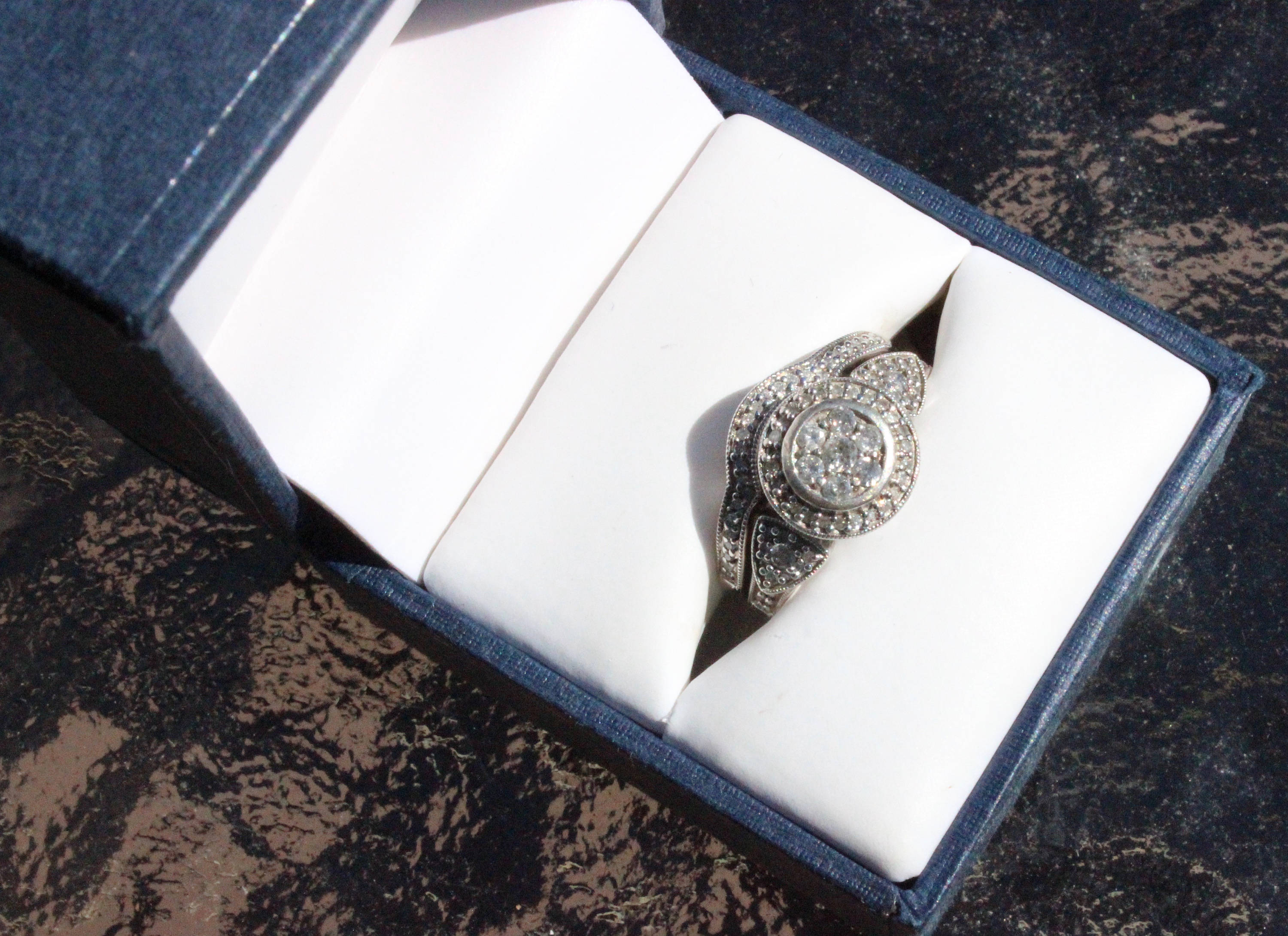 Stunning 1/4 ct Diamond Wedding and Engagement Ring Size 6 1/2
