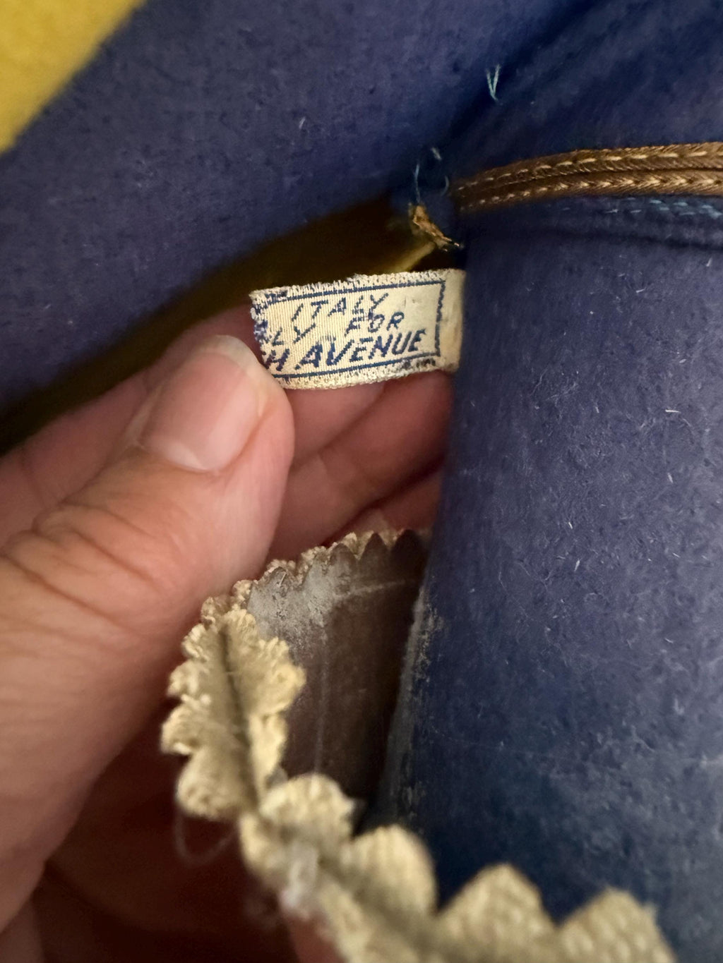 Extremely Rare Vintage Puss n Boots Stuffed Plush Animal Made in Italy Saks Fifth Avenue Tag