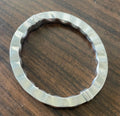 Beautiful Vintage HOB Sterling Silver Hinged Bangle Bracelet Made in Italy
