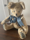 Vintage Blonde Mohair Teddy Bear Handmade in England The English Teddy Bear Company