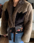 Stunning Vintage  Unique Custom Beaver Fur Jacket Coat