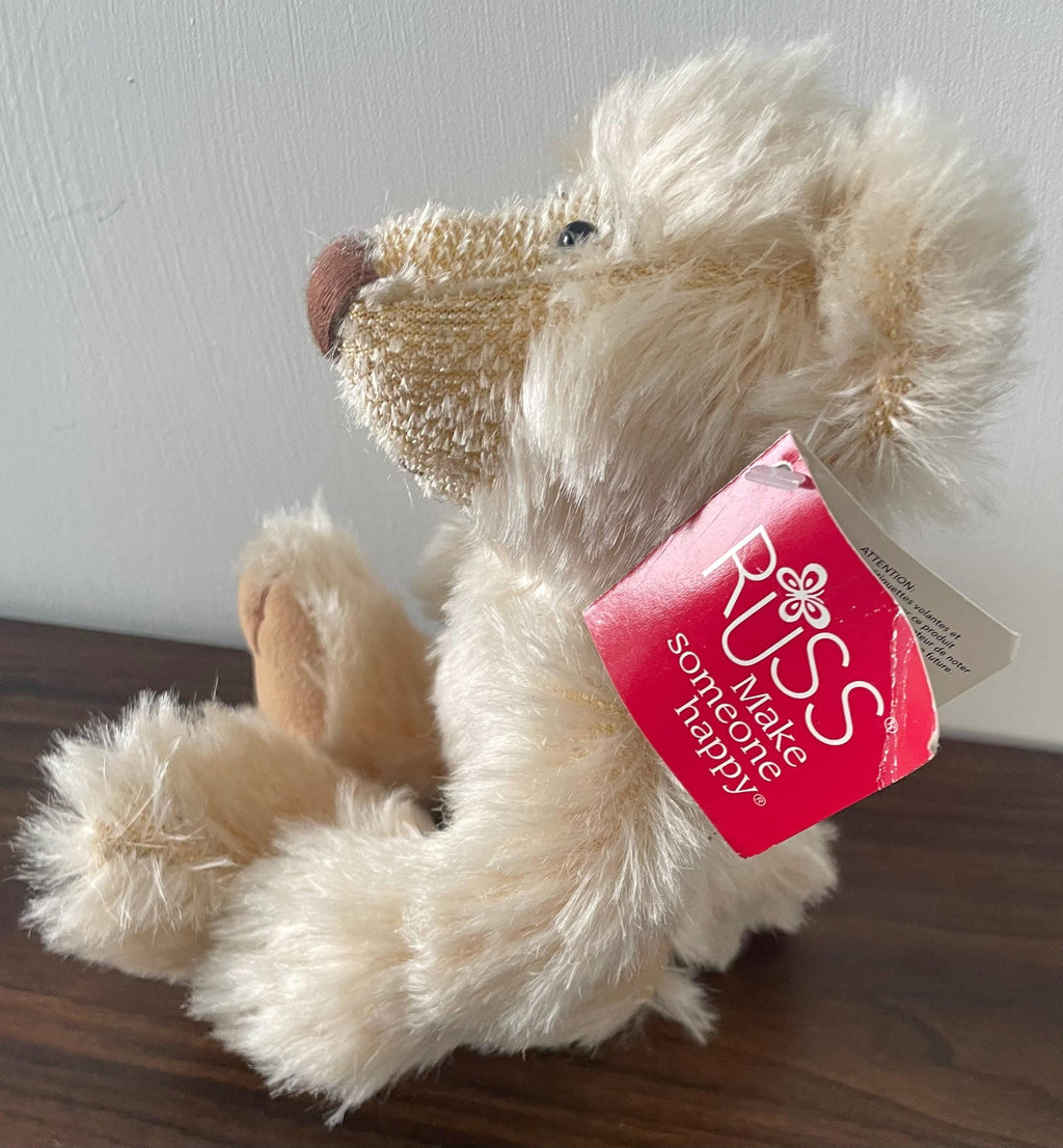 Vintage Russ Berrie Teddy Bear Desmond with Original Ear Tag