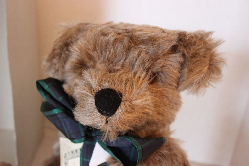 RARE MIB 17" QVC Hermann German Bear Limited Edition Brown Fuzzy Mohair