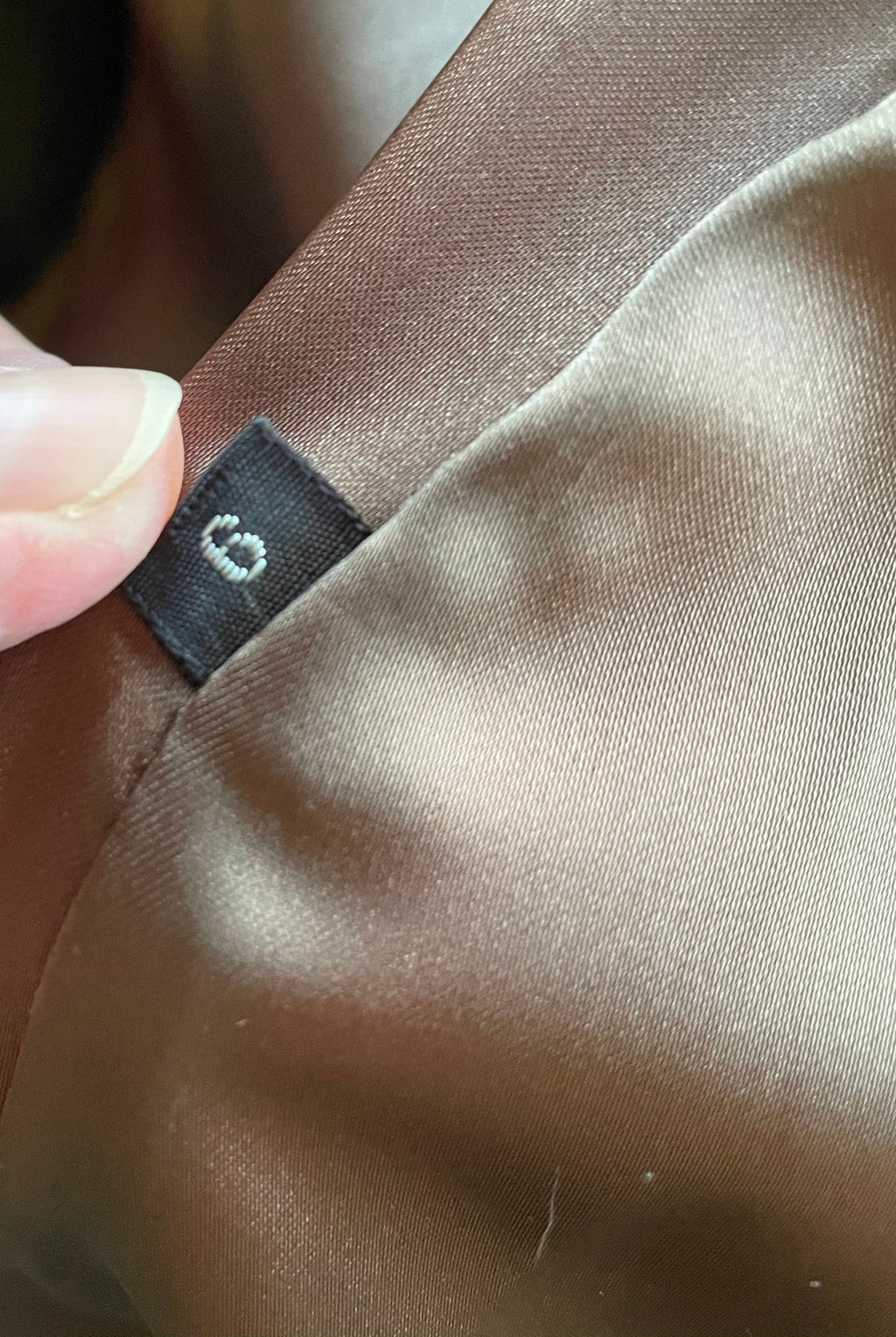 Stunning Dark Chocolate Mocha Mink Stroller Coat with Balloon Sleeves  Size Medium
