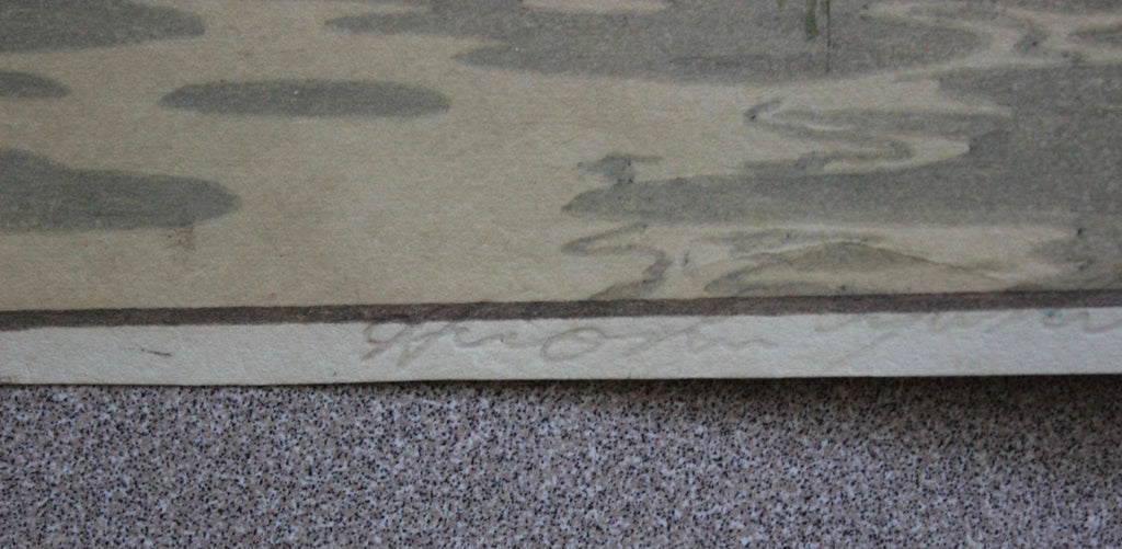 Rare Find Yoshida, Hiroshi (1876-1950) Maruyama Park in Kyoto Picture Japanese Artwork