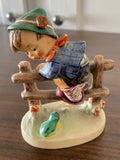 Vintage 1979  M J Hummel  "Retreat to Safety" Figurine