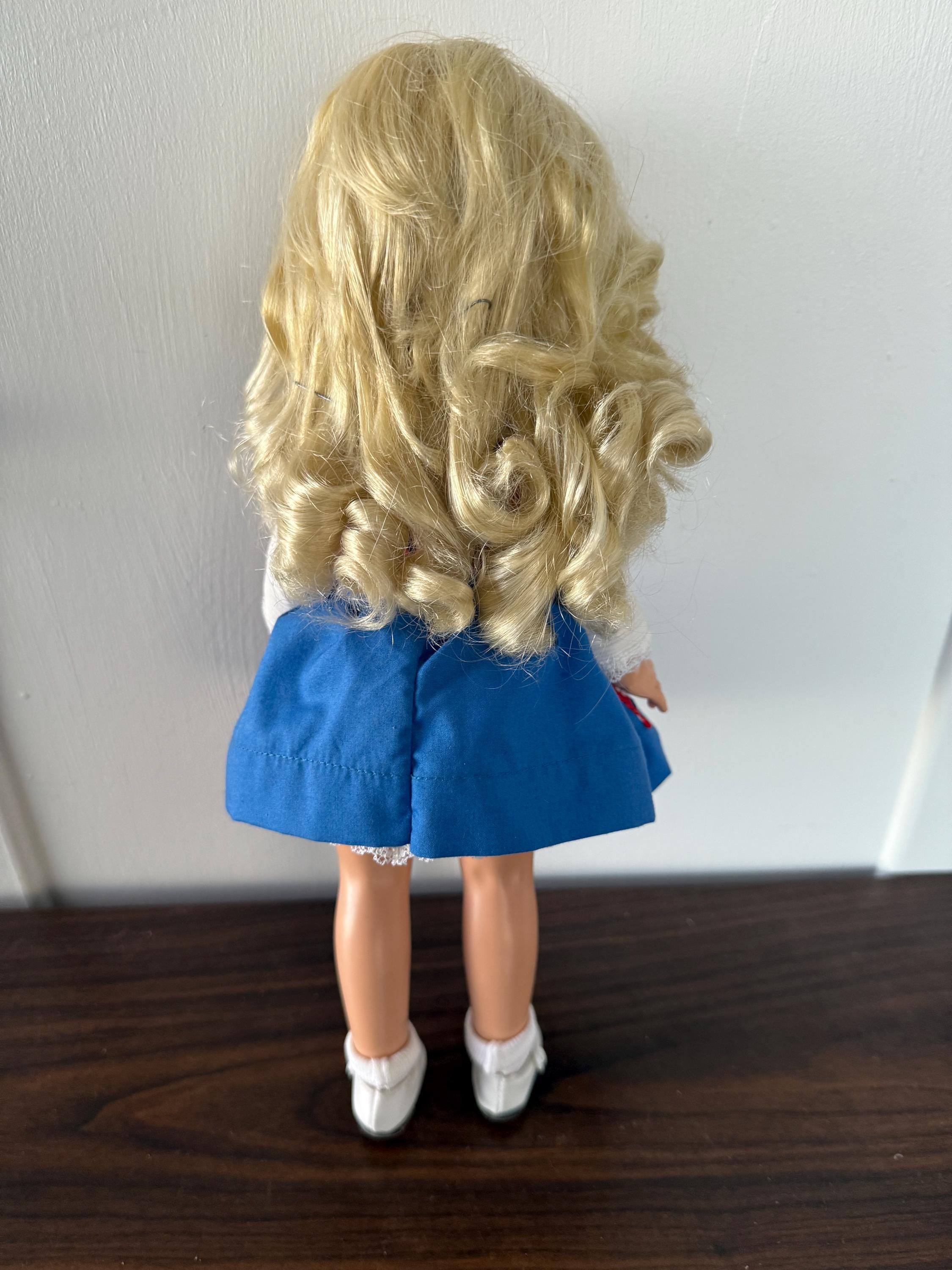 Estate Find Beautiful Vintage Ideal Toni P-91 14" Blonde Handmade Dress